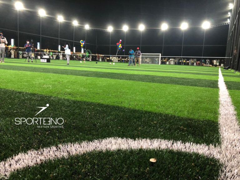 Football Court Sporteeno Artificial Football Turf Installation